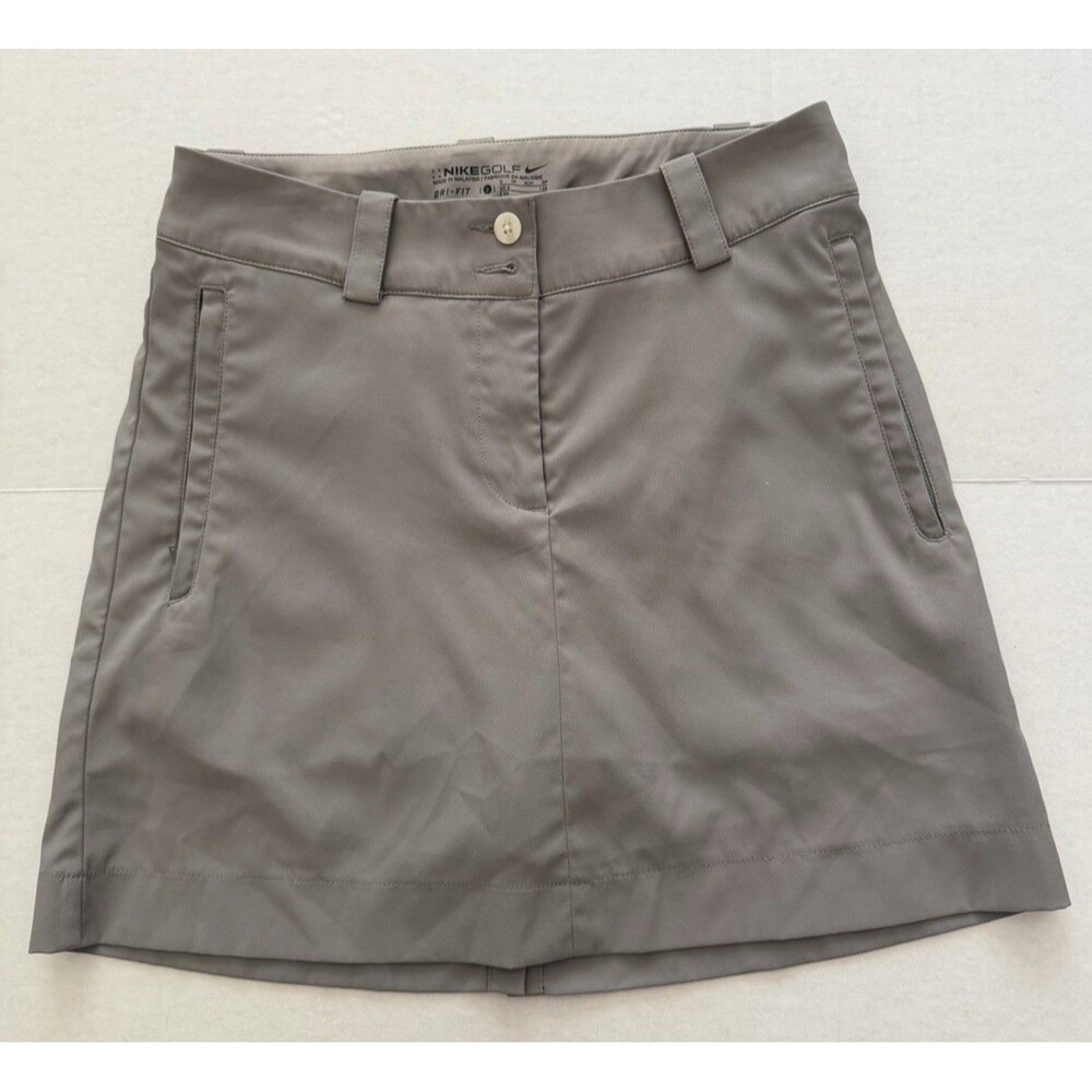 Nike Golf Dri-Fit Women’s Gray Skort Skirt Size 2 Golf Tennis Pickleball
